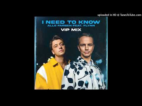 Alle Farben feat. Flynn - I Need to Know (Extended VIP Mix)
