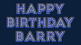Happy Birthday Barry