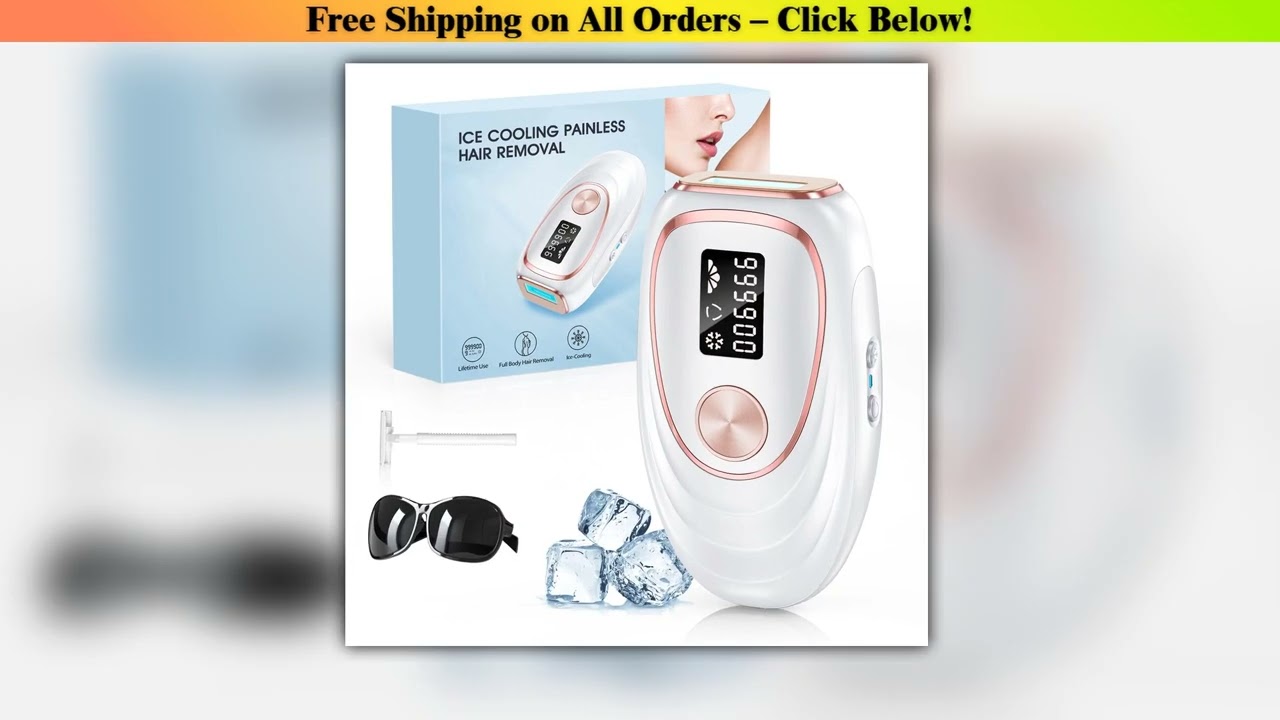 999900 Flashes IPL ICE Cold Epilator Portable Laser Hair Removal Painless Permanent Hair Remove