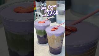 Ube cream drinks are back 💜. We’ll have it from 5/5-5/19. Dont miss it 💜