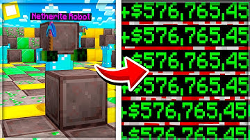 THESE *INSANE* ROBOTS DUPE BILLIONS OF e-TOKENS! | Minecraft OP Prison (MCHub)