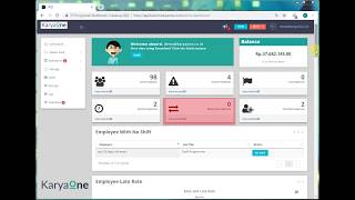 Panduan Dashboard HRIS Aplikasi KaryaONE screenshot 1