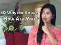 "How Are You?"의 진짜 뜻과 그에 답하는 10가지 방법 │ Aran English 아란잉글리쉬