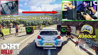 Dirt Rally 2.0 (Steering wheel + H - Shifter) GamePlay | HomeMade Steering wheel