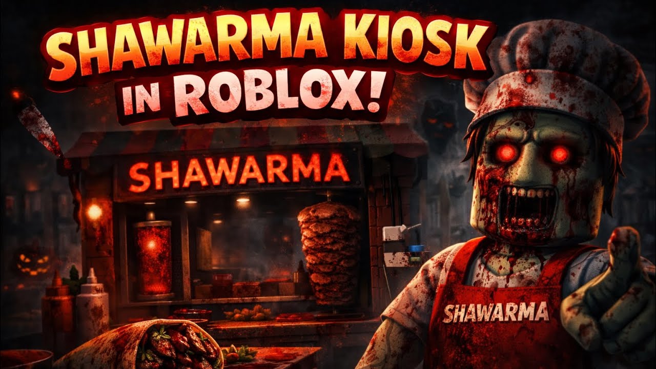 SHAWARMA KIOSK IS SCARY!!!! 🔴 ROBLOX HORROR GAME!!! 