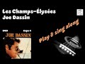 Aux  les champs elysees  joe dassin  sing  play along accords chords lyrics guitar  karaoke