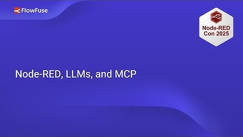 Orchestrating the physical world with Node-RED, MCP, and AI by ZJ van de Weg