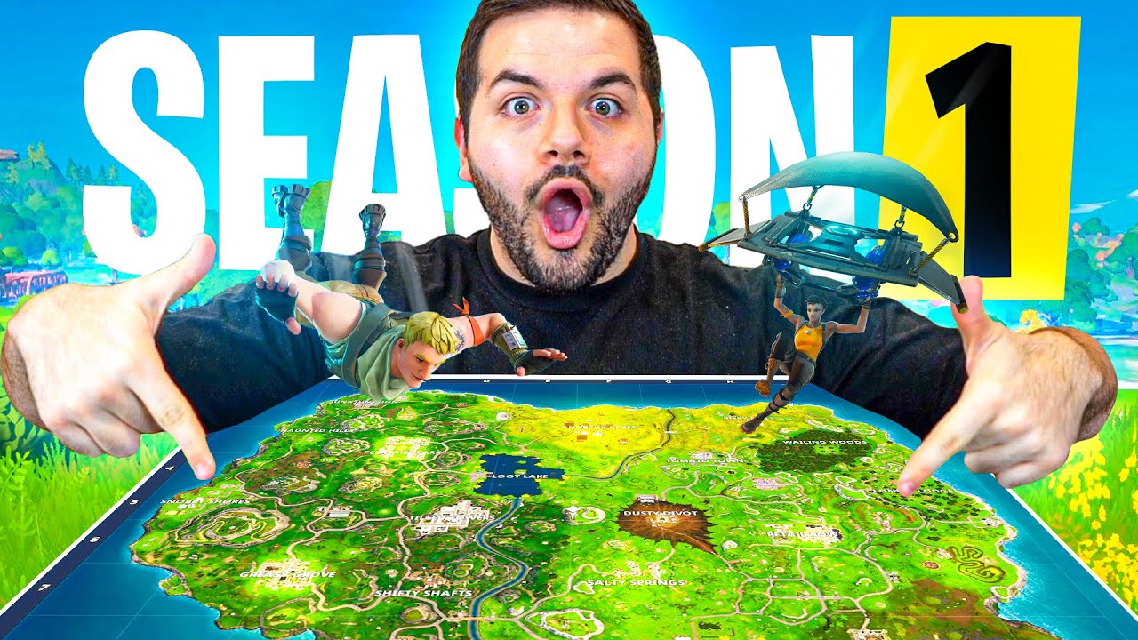 I went back to Season 1 Fortnite for a day... YouTube