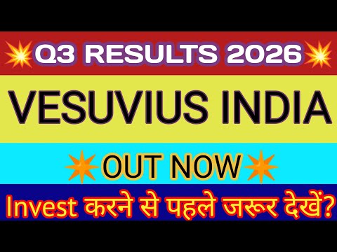 Vesuvius India Q3 Results 2026 🔴 Vesuvius India Result 🔴 Vesuvius Share News 🔴 Vesuvius Share