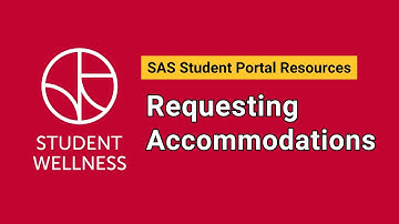 Requesting Accommodations: SAS Student Portal Guide