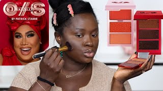 Dark Skin Woman Tries Patrick Starrr ONE SIZE Cheek Clapper & ONE SIZE Made For Shade | Ohemaa