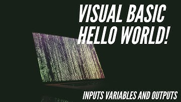 Visual Basic   Introduction, inputs, variables and outputs