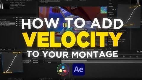 How to Add VELOCITY to Fortnite Montages (Time Remapping in After Effects & Davinci Resolve)