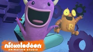 'Robot and Monster' Theme Song (HD) | Episode Opening Credits | Nick Animation