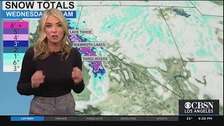 Storm Watch: Atmospheric River Update with Rainfall and Snowfall Totals