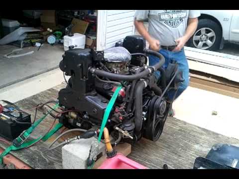 350 Chevy Marine Engine - YouTube