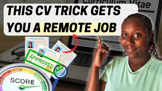 Land A Remote Job With This Cv Trick