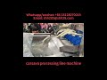 Automatic cassava processing line machine cassava washing machine cassava cleaning machine
