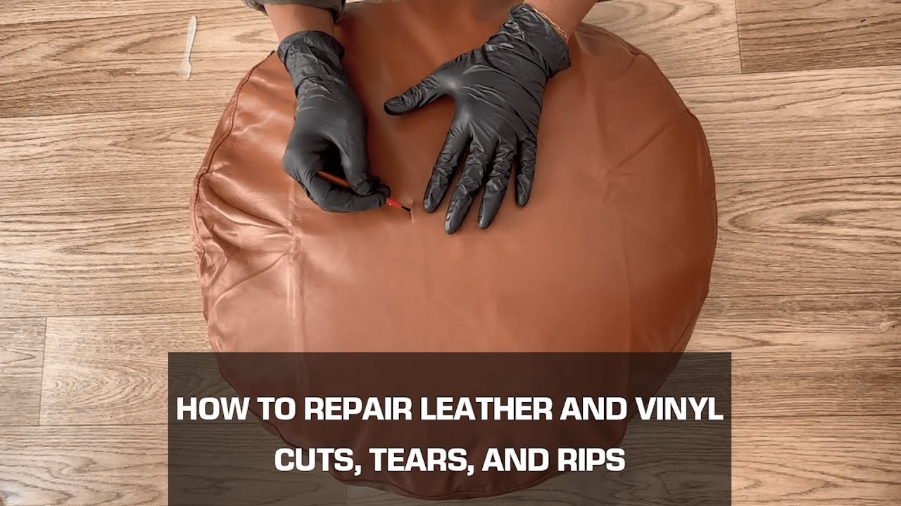 Repair rips, cuts, tears and scratches on leather and vinyl with Coconix  Leather Care Pro 