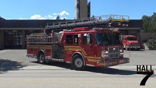 Kelowna Fire Department - Engine 1 Responding