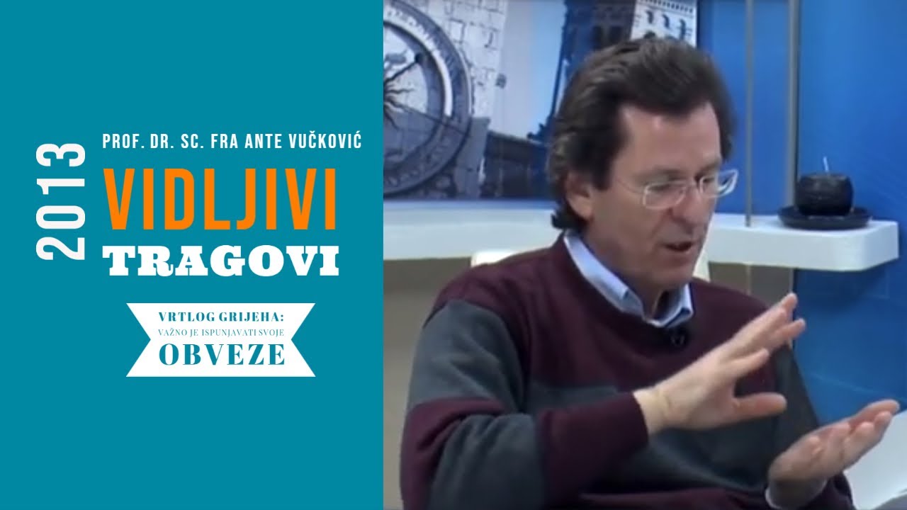 Vrtlog nas grijeha počinje gutati zbog neizvršavanja naših obveza! (prof.dr.sc. fra Ante Vučković)