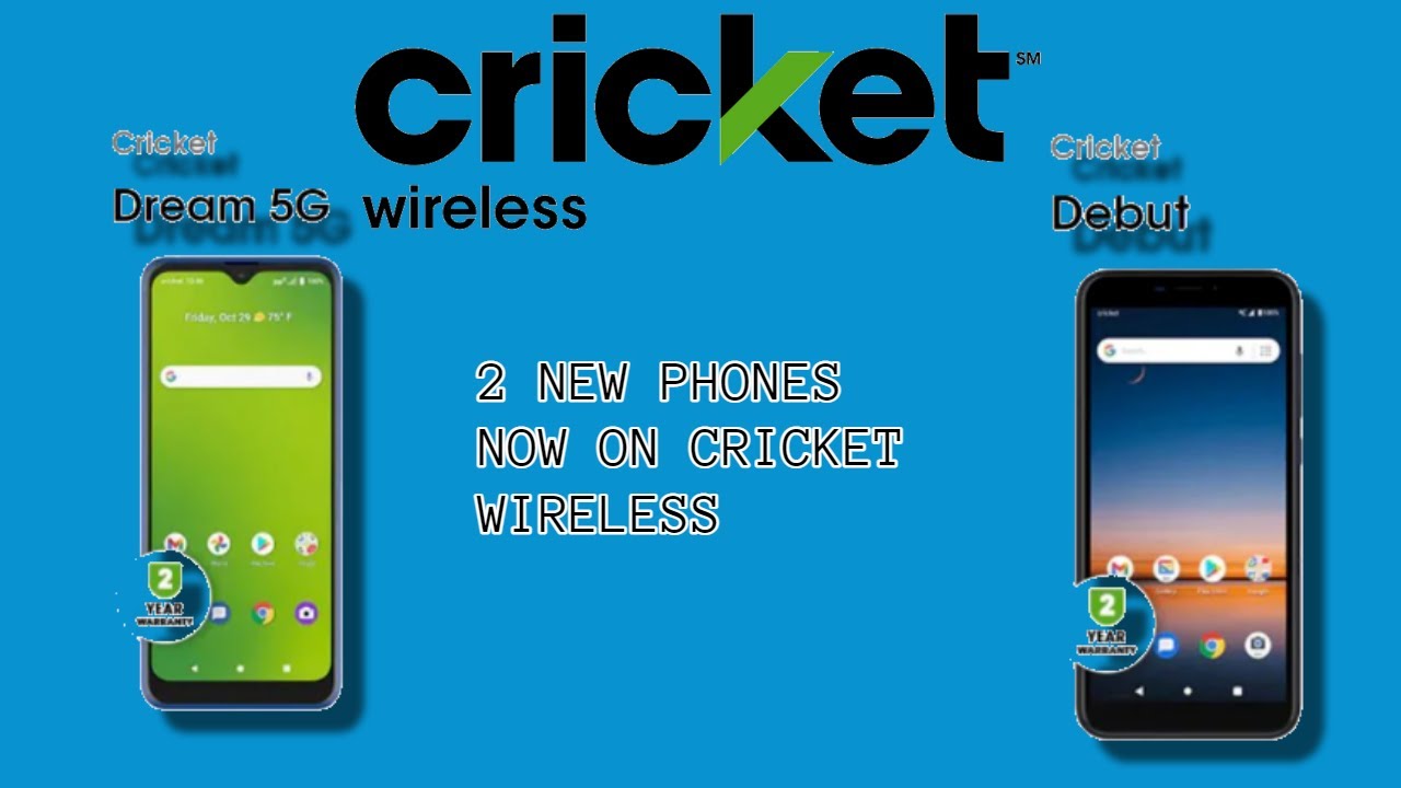 2 New Phones Cricket Wireless// Debut and Dream 5G YouTube