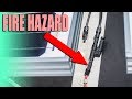 RV Electrical Fire Hazard - Melted Solar Connection Fire Risk Fix