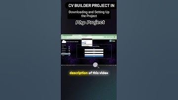 Resume Builder  💻 Website in PHP and MySQL with Source Code  #viral #trending #coding