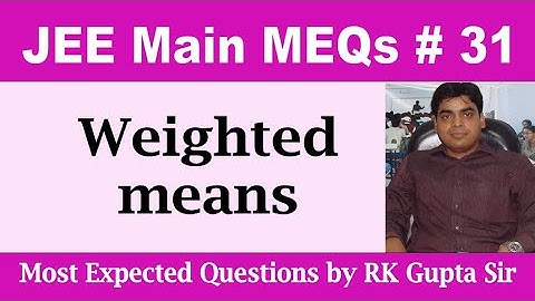 JEE Main MEQs # 31 | JEE Main Most Expected Questions | Inequality in sequence and series AM and GM