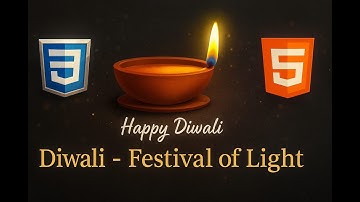 Happy Diwali Web Animation — Pure HTML, CSS & JavaScript