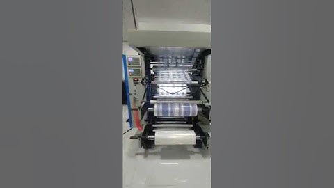 2 Color Flexo Printing Machine For Film Bagged Drinking Water