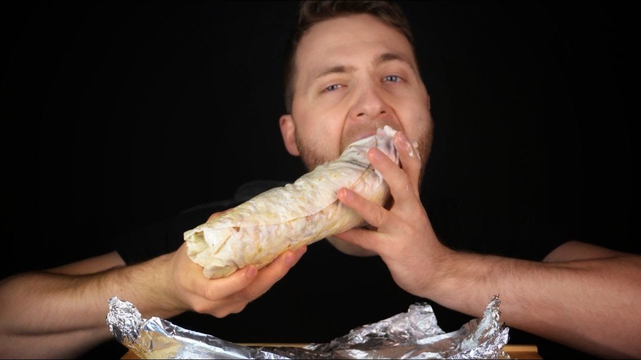 НЕВЕРОЯТНАЯ 1000 ГРАММовая ШАУРМА  #asmr #mukbang ем без разговоров