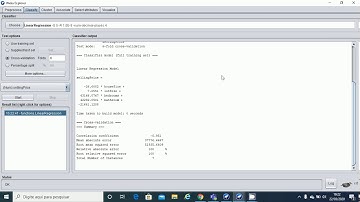 Mineração de dados com WEKA - Técnica de Regressão Linear