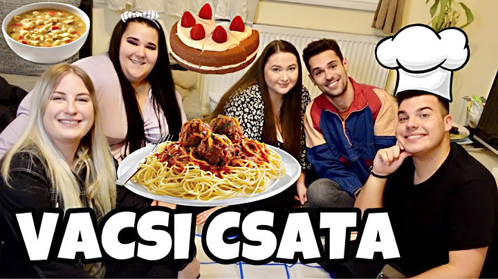 VACSI CSATA 2. RÉSZ! 😍 | ÉLETEMBEN ELŐSZÖR FŐZTEM HÁROMFOGÁSOS VACSORÁT!