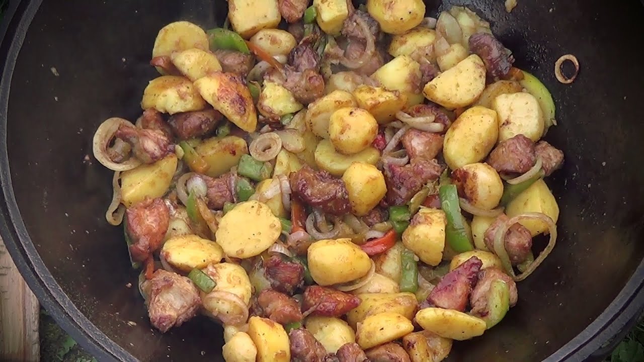 Лучшее грузинское блюдо! Оджахури! - YouTube