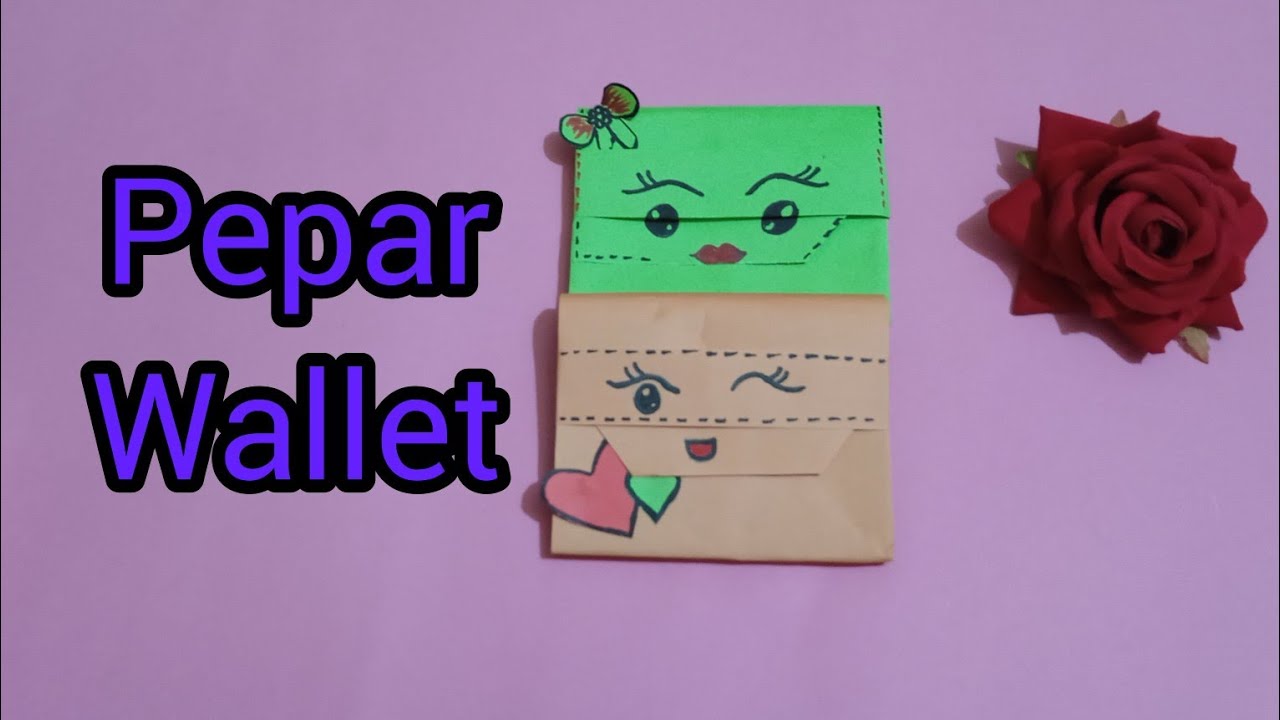How to make pepar wallet - Origami pepar gift bag tutorial / How to ...