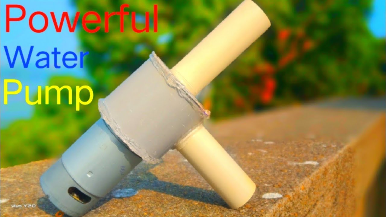 How to make water pump at home DIY 775 DC Motor water pump
