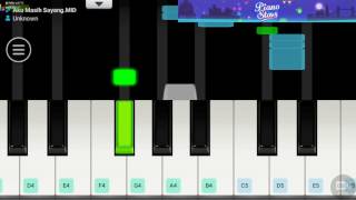 Asiknya bermain Piano + android screenshot 3