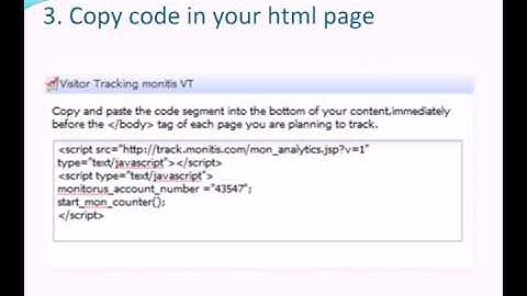Monitis Visitor Tracking Tutorial (Web Traffic Monitor)
