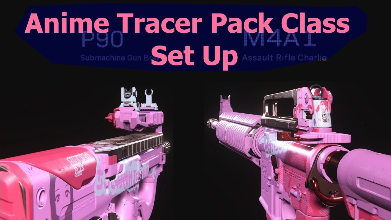 Call of duty Warzone: Anime tracer pack class set up - YouTube