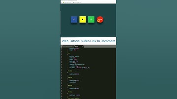 Social Media Flip Card Creating CSS Animation -Web Tutorial Tamil - Short video #html #css #web