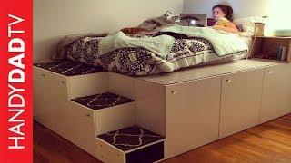 IKEA Hack Platform Bed DIY image