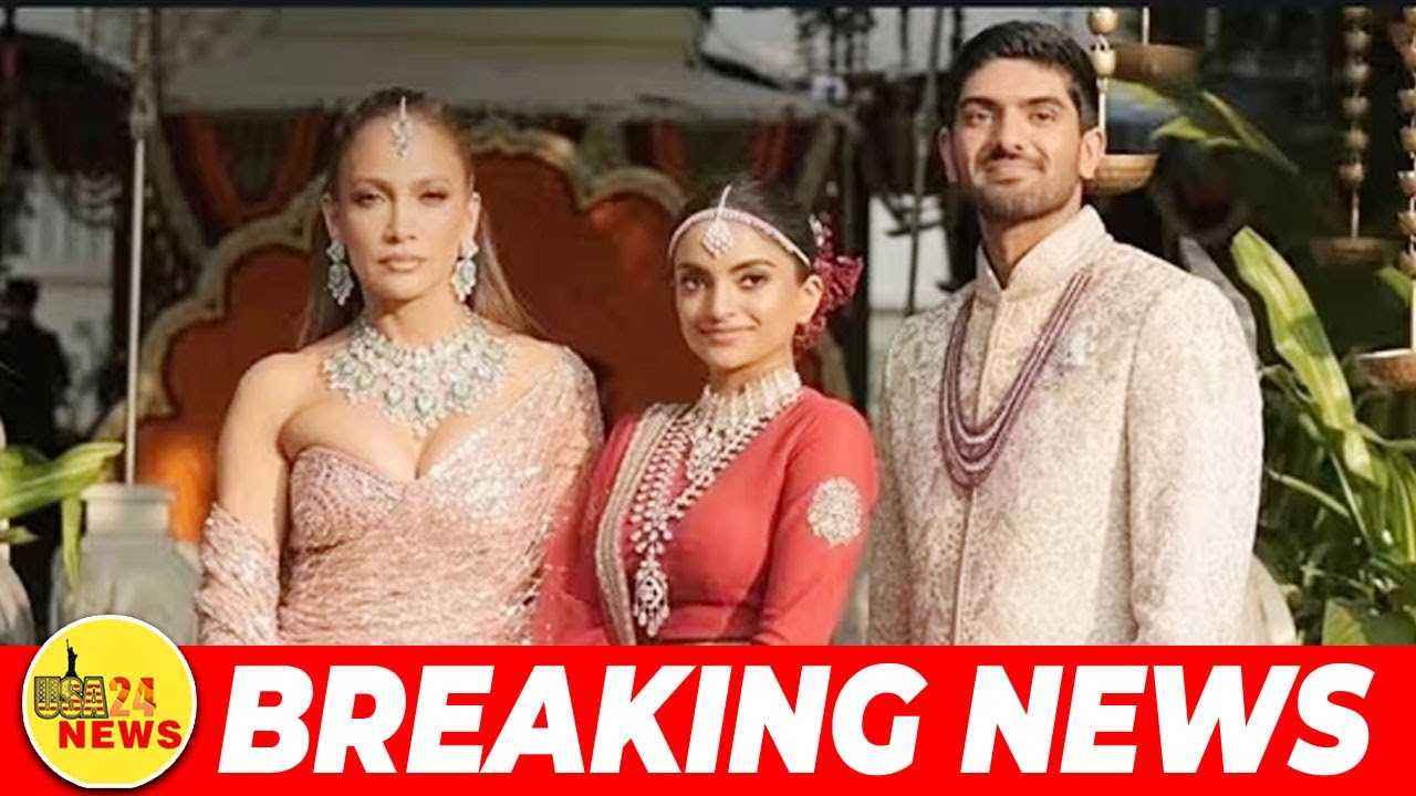 Дженнифер Лопес ослепляет в сари Маниша Малхотры на свадебном развлечении в Удайпуре