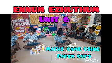 Ennum Ezhuthum/Unit 6/ Maths Learning numbers in order from 0 to 99 through games..pg no 38