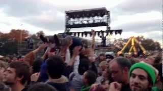 Awolnation Voodoo Fest 2012 Crowd Surfing
