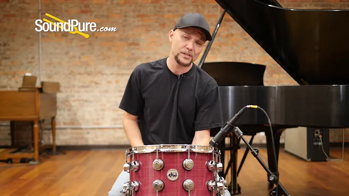 DW 8x14 Collectors Series Purpleheart Snare Drum Quick n' Dirty