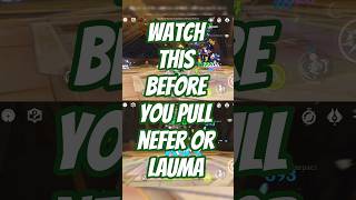 F2p Nefer dmg comparison with and without Lauma | AyanImpact | #genshinimpact #shorts