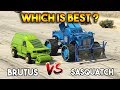 GTA 5 ONLINE : BRUTUS VS SASQUATCH (WHICH IS BEST?)