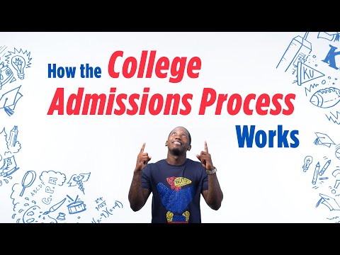 How the college admissions process works