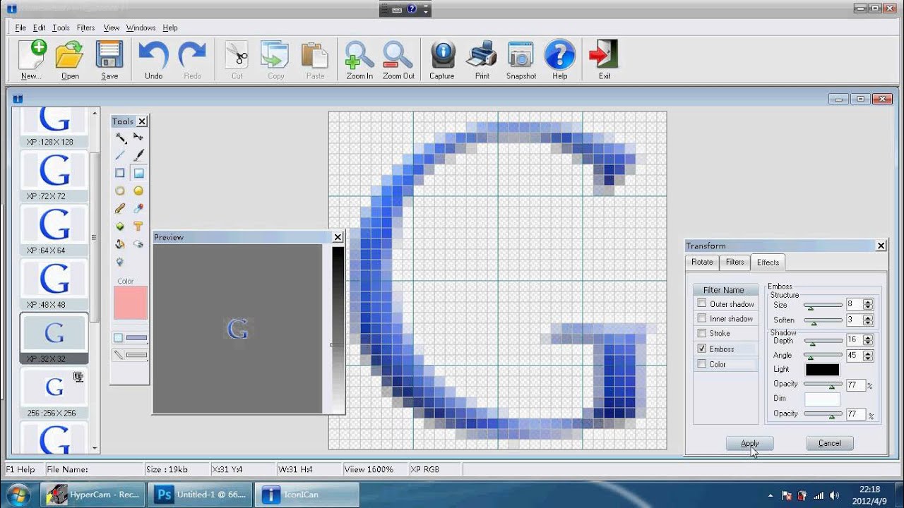 Have you ever seen such a miraculous Icon Editor ?